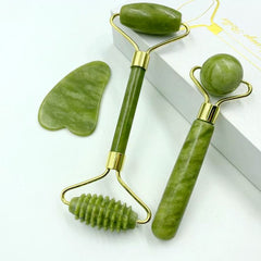 Natural jade beauty device