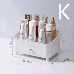 Transparent Makeup Vanity Box Portable Drawer Separation Storage Box